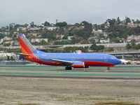 N351SW @ SAN - Southwest taxiing out to 27 and San Diego. - by Chris Carter