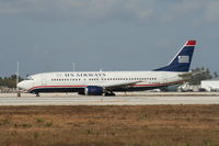 N456UW @ KMIA - Boeing 737-400 - by Mark Pasqualino