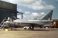 XM137 - This Lightning F.1 was used as a photographic seat for members of the public at the 1974 Leconfield Airshow. - by Peter Nicholson