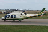 G-FUFU @ EGGW - Harrods Aviation Agusta A109S at Luton - by Terry Fletcher