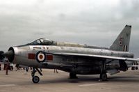 XR752 @ YEO - Lightning F.6 of 5 Squadron in the static park at the 1976 Yeovilton Air Day. - by Peter Nicholson