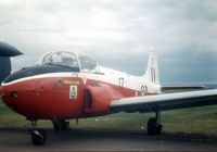 XM412 @ EGXZ - Jet Provost T.3A in the static display at the 1972 Topcliffe Open Day. - by Peter Nicholson