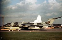 XL233 - Victor K.2 of 232 Operational Conversion Unit in the static park of the 1974 RAF Finningley Airshow. - by Peter Nicholson