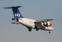 SE-DJP @ EBBR - flight SK4743 is descending to rwy 02 - by Daniel Vanderauwera