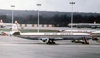 G-APYD @ LGW - Comet 4B of Dan-Air at London Gatwick in the Spring of 1974. - by Peter Nicholson