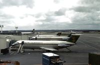 G-ASJH @ LGW - One Eleven of British Caledonian Airlines at London Gatwick in the Spring of 1974. - by Peter Nicholson