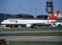 HB-IWN @ LSZH - Tracted to the gate in basic Swissair Asia c/s - by Shunn311
