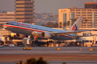 N363AA @ LAX - American Airlines N363AA (FLT AAL283) departing RWY 25R enroute to Honolulu Int'l (PHNL) late in the day. - by Dean Heald