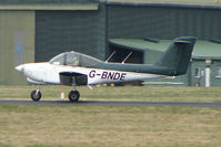 G-BNDE @ EGHH - Piper Tomahawk at Bournemouth - by Terry Fletcher