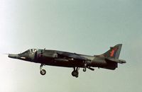 XW769 @ WTN - Harrier GR.3 of 1 Squadron hovering at the 1978 Waddington Airshow. - by Peter Nicholson