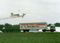 G-BLMR @ EGKB - TRUCKTOP LANDING BIGGIN HILL INTERNATIONAL AIRSHOW 1987 - by BIKE PILOT