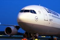 D-AIHM @ MCO - Lufthansa A340-600 - by Florida Metal