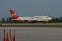 G-VROS @ MCO - Virgin 747-400
