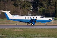 N547AF @ ORF - Rigi Inc 2004 Pilatus PC-12/45 N547AF starting takeoff roll on RWY 23 enroute to Westchester County (KHPN) - White Plains, NY. - by Dean Heald