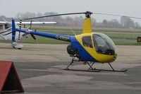 G-EROM @ EGTC - Robinson R22 Beta - by Terry Fletcher