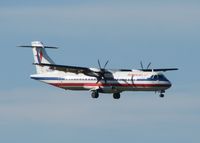 N536AT @ SHV - Landing at Shreveport Regional. - by paulp