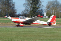 G-HBOS @ EGBT - Gilder from Husbands Bosworth landing at Turweston - by Terry Fletcher