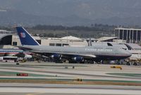 N119UA @ KLAX - Boeing 747-400