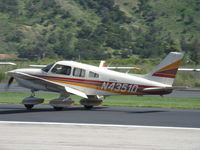 N4351D @ SZP - 1984 Piper PA-28-236 DAKOTA, Lycoming O-540-J3A5D 235 hp, takeoff roll Rwy 04 - by Doug Robertson