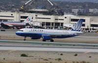 N458UA @ KLAX - Airbus A320 - by Mark Pasqualino