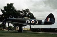 PK664 @ BINBROOK - This Spitfire was still a gate guardian in 1978 at RAF Binbrook. - by Peter Nicholson