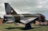 XP748 @ BINBROOK - Lightning F.3 XP 748 was a gate guardian at RAF Binbrook from May 1977 until June 1988. - by Peter Nicholson