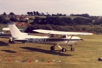 G-BHDU @ EGHN - Resident Cessna F152 G-BHDU at Sandown July 1980 - by GeoffW