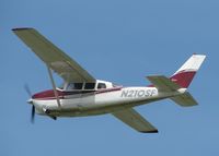 N210SF @ DTN - Leaving the Shreveport Downtown airport. - by paulp