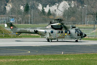 T-335 @ LSMA - The Swiss Super Pumas and Cougars were bought in three batches. Aparently the helo does work well in the Alpine region. - by Joop de Groot