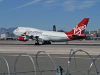 G-VROY @ KLAS - Virgin Atlantic - 'Pretty Woman' / 2001 Boeing Company Boeing 747-443 - by Brad Campbell
