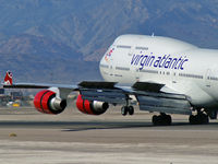 G-VROY @ KLAS - Virgin Atlantic - 'Pretty Woman' / 2001 Boeing Company Boeing 747-443 - by Brad Campbell