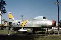 47-605 @ SKF - F-86A Sabre in the USAF History & Traditions Museum at Lackland AFB in 1978. - by Peter Nicholson