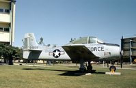49-1611 @ SKF - GT-28A Trojan in the USAF History & Traditions Museum at Lackland AFB in 1978. - by Peter Nicholson