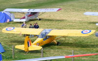 G-BLPG @ EGBO - one of several Auster's on display - by Chris Hall