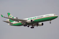 B-16111 @ EDDF - Eva Air MD-11F approaches RW07R - by FBE