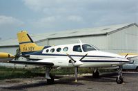 G-AXBY @ GLO - This Cessna 401A was seen at Staverton in the Summer of 1976. - by Peter Nicholson