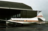 G-ANSZ @ EGSH - In 1978 this was one of four Herons operated by Peters Aviation on general charter services at Norwich Airport. - by Peter Nicholson