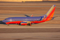 N229WN @ LAS - Southwest Airlines N229WN (FLT SWA3736) taxiing to the gate after arrival from Sacramento Int'l (KSMF) on RWY 1L. - by Dean Heald
