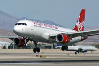 N622VA @ KLAS - Virgin America - 'California Dreaming' / 2006 Airbus A320-214 - by Brad Campbell