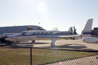 N8283S @ IAB - On the ramp at the Kansas Aviation Museum