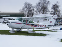 G-GHOW @ EGTC - Sitting in the snow at Cranfield. - by captainflynn