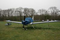 G-AWYJ @ EGHP - Taken at Popham Airfield, England on a gloomy April Sunday (12/04/09) - by Steve Staunton