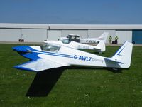 G-AWLZ @ EGCL - RF4D Motor Glider at Fenland - by Simon Palmer