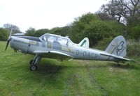 G-OACP - Ex Portuguese Air Force Chipmunk at Spanhoe - by Simon Palmer