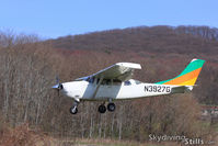 N3927G @ 7B9 - 27G with a new paint job (not quite finished yet) on final at Ellington, CT - by Dave G