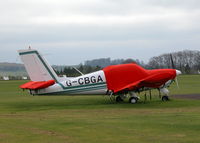 G-CBGA @ EGLS - THIS AIRCRAFT IS BASED ON THE RALLYE 1OO ST AND BUILT IN POLAND UNDER LICENCE FROM SOCATA - by BIKE PILOT