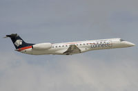 XA-LLI @ KSAT - Aeromexico Connect ERJ-145 leaves KSAT - by FBE