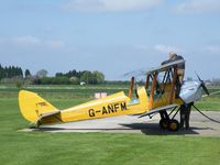G-ANFM @ EGCL - Tiger Moth seen at Fenland - by Simon Palmer
