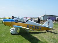 G-BBDV @ EGCL - Regular fly-in visitor, SIPA 903, at Fenland - by Simon Palmer