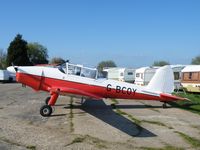 G-BCOY @ XHUS - Chipmunk glider-tug at Husbands Bosworth - by Simon Palmer